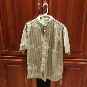 Newport Blue Cotton Casual Button Down Shirt